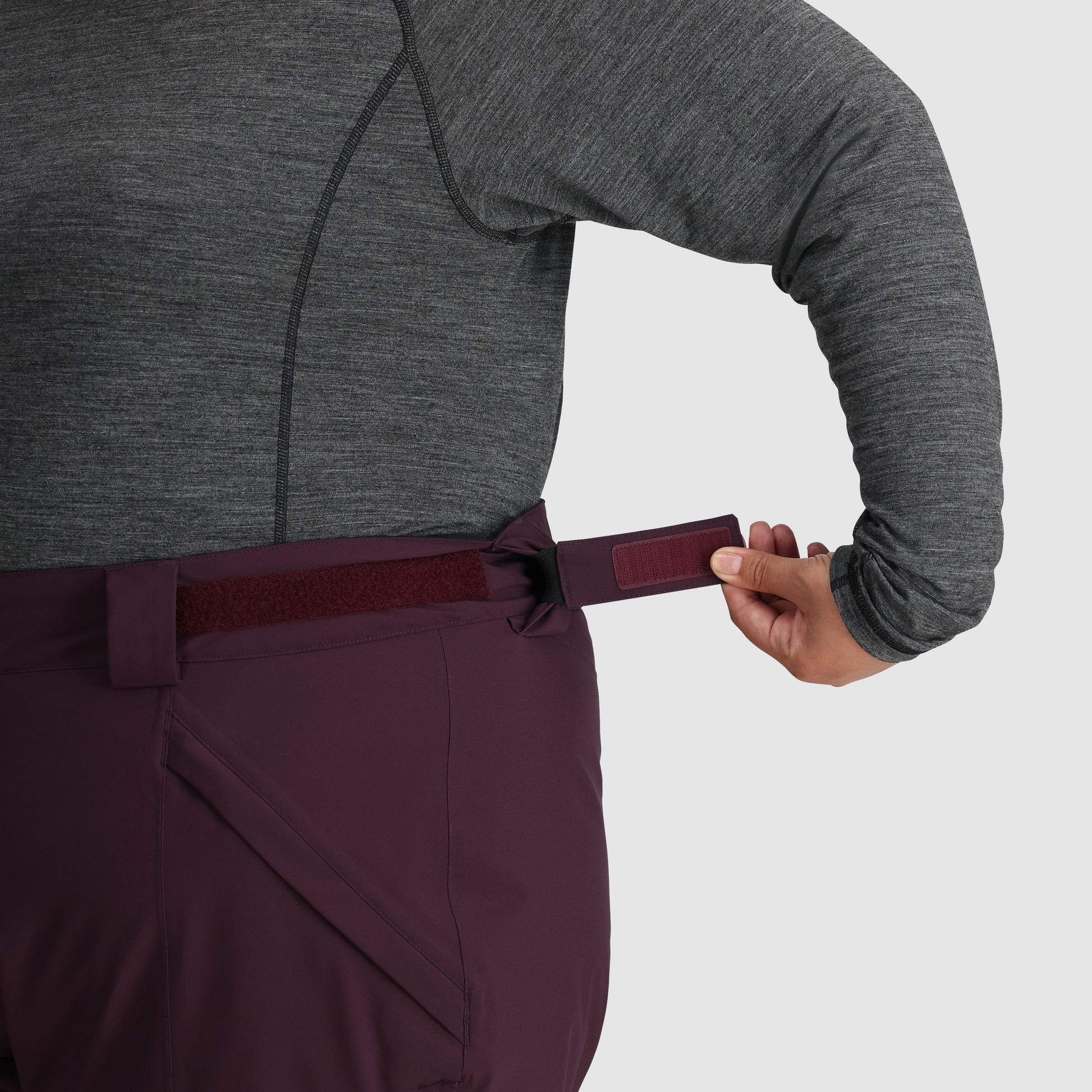 B22 :: Waist Adjustment Tabs / Allows micro adjustments to waist as well as prevent zipper creep.